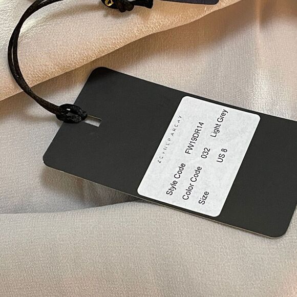 Zeynep Arcay Mini Bead Dress Light Grey - Picture 11 of 12